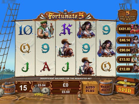 Fortunate 5 Game Preview